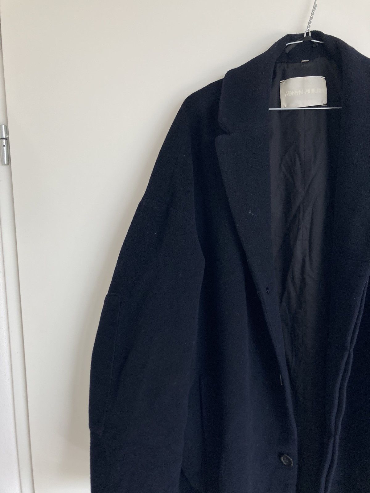 Designer ADNYM Atelier - Paw Coat Wool (Black Navy) Size US M / EU 48-50 / 2 - 6 Thumbnail