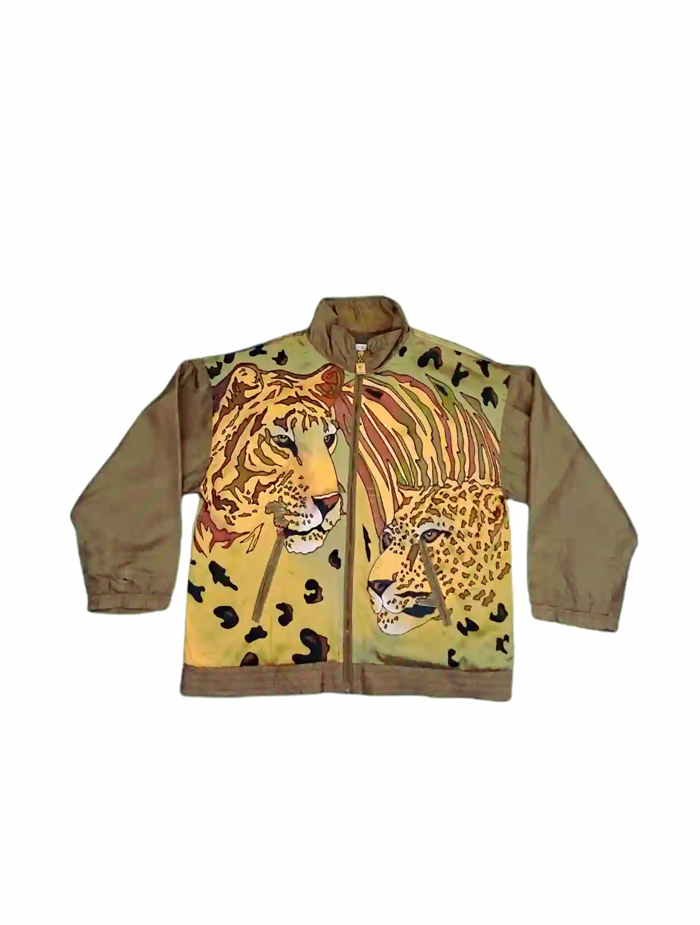 Japanese Brand × SikSilk Vintage 80s Rare Designers By Emily Fully Overprint Jacket Size US XL / EU 56 / 4 - 3 Thumbnail