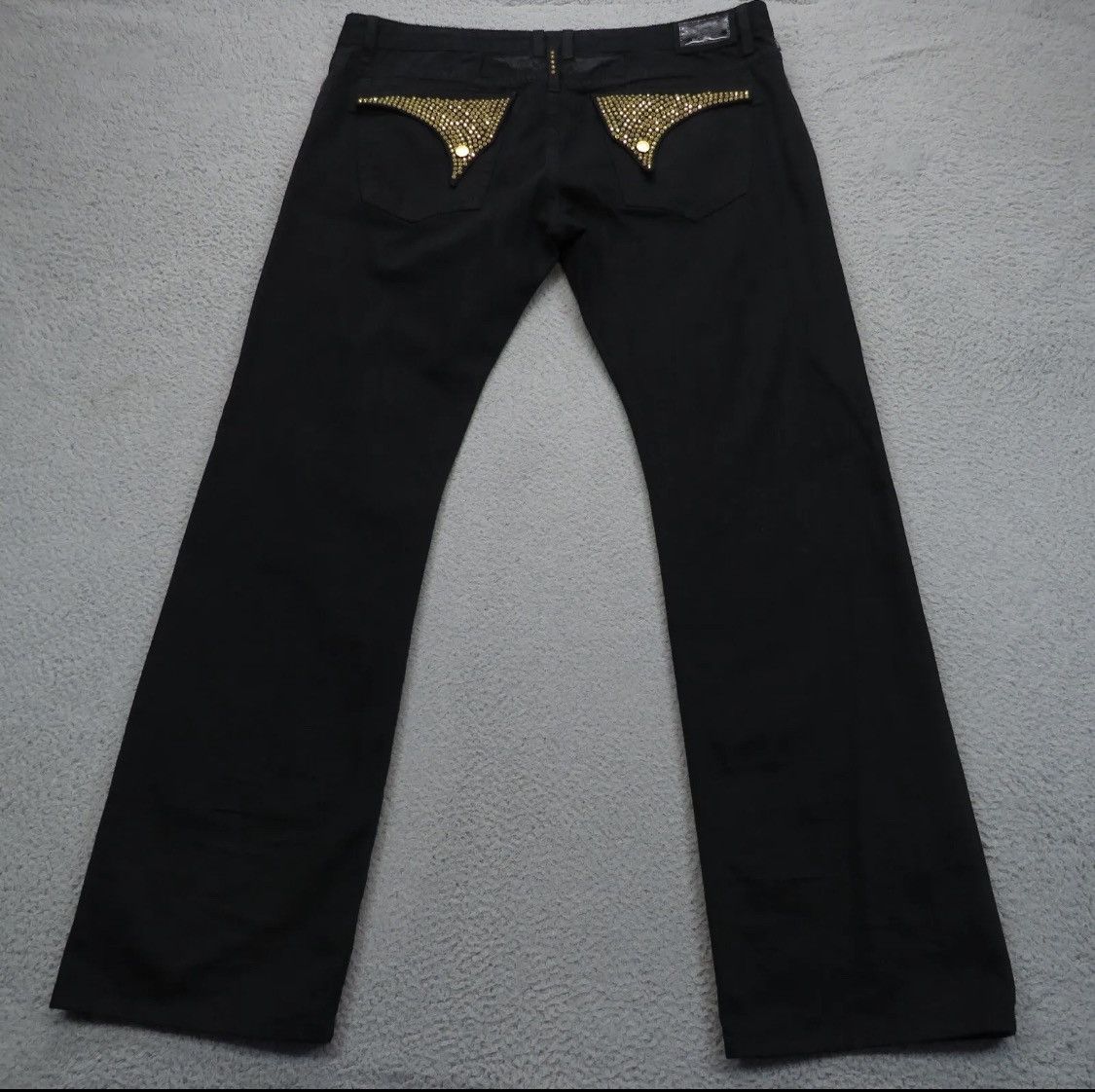 Robins Jeans Gold Studded Denim