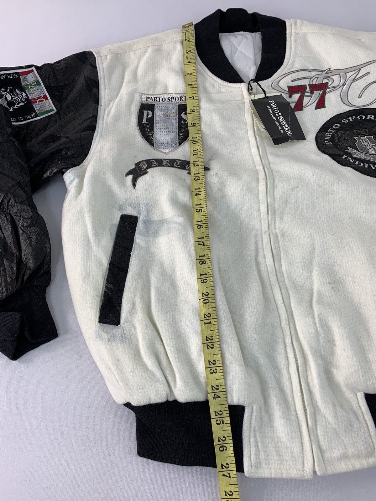Vintage Parto II Individual Sport 77 Patches Embroidery Logo Jacket Size US M / EU 48-50 / 2 - 17 Thumbnail
