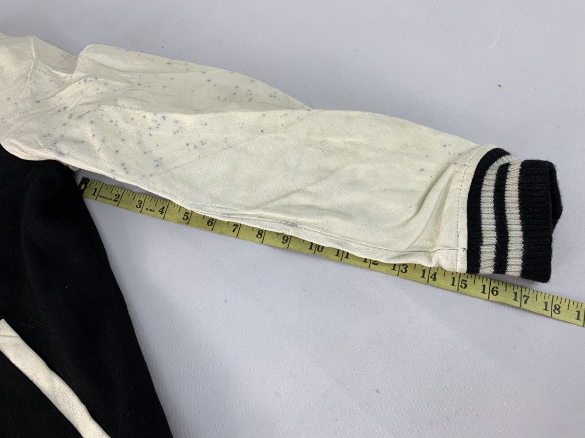 Japanese Brand Azul No Ceiling Fairbanks 142 Leather Sleeve Rock Jacket Size US M / EU 48-50 / 2 - 13 Thumbnail