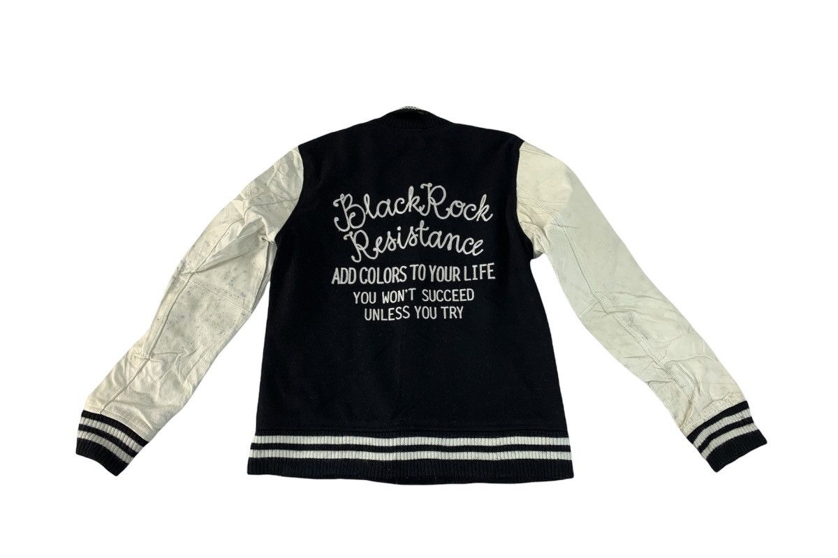 Japanese Brand Azul No Ceiling Fairbanks 142 Leather Sleeve Rock Jacket Size US M / EU 48-50 / 2 - 1 Thumbnail