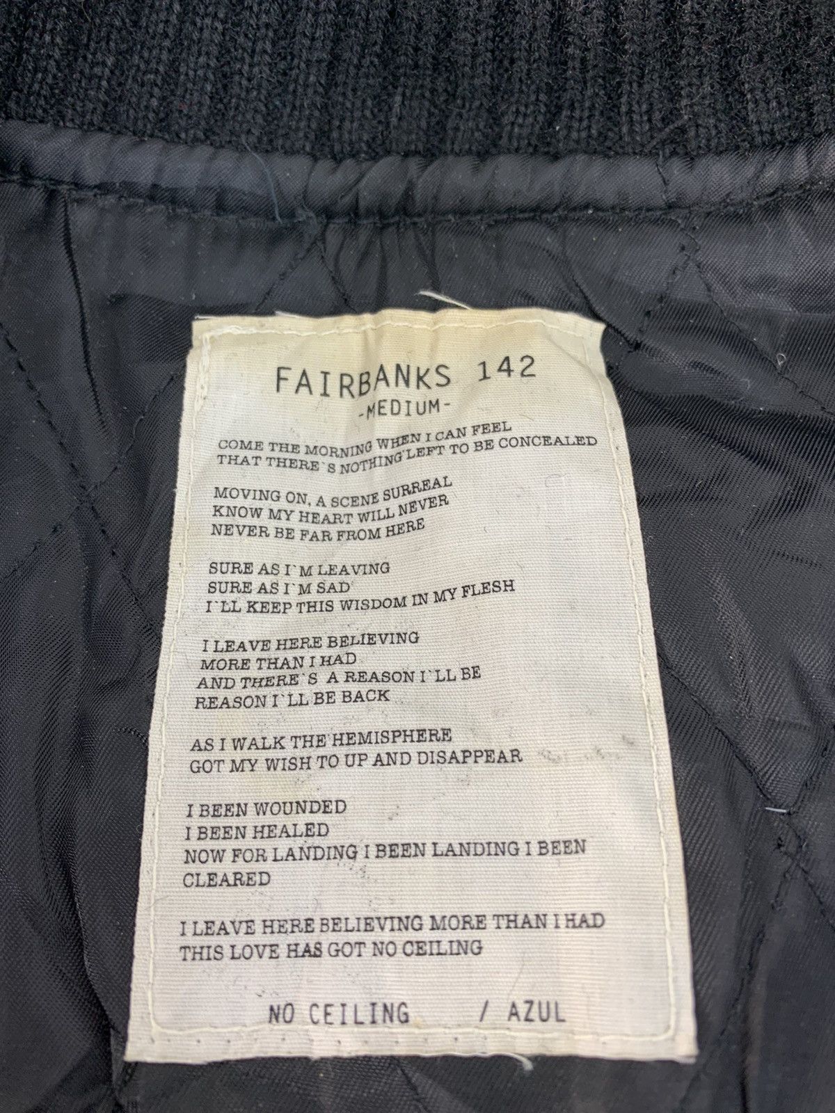 Japanese Brand Azul No Ceiling Fairbanks 142 Leather Sleeve Rock Jacket Size US M / EU 48-50 / 2 - 8 Thumbnail