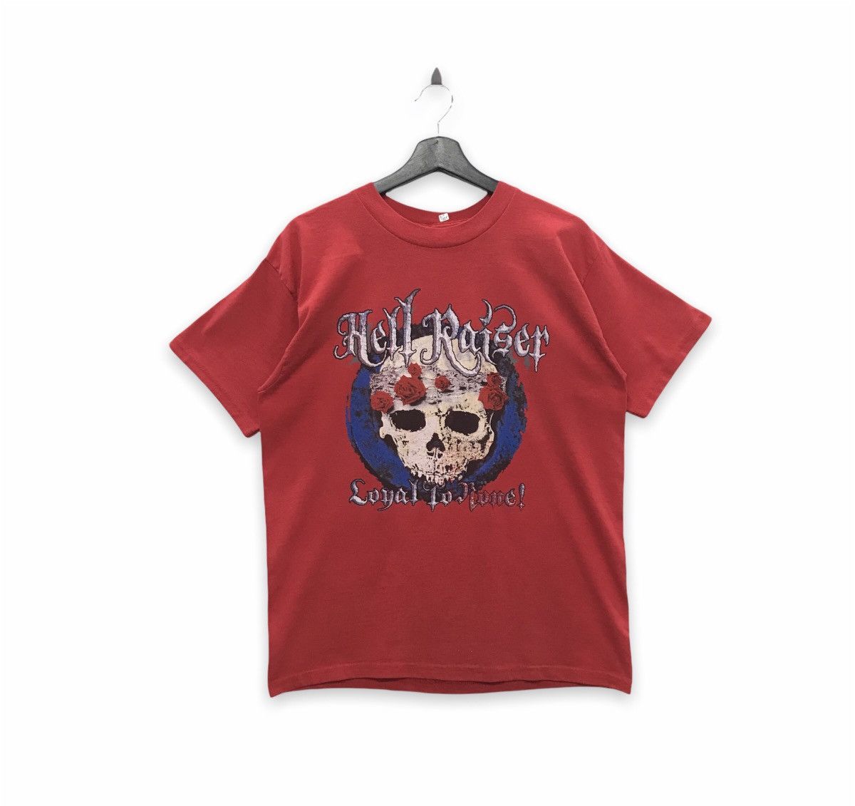 Fruit Of The Loom × Vintage Rare!! Vintage Hell Raiser Skull Graphic Movie Tee Size US L / EU 52-54 / 3 - 1 Thumbnail