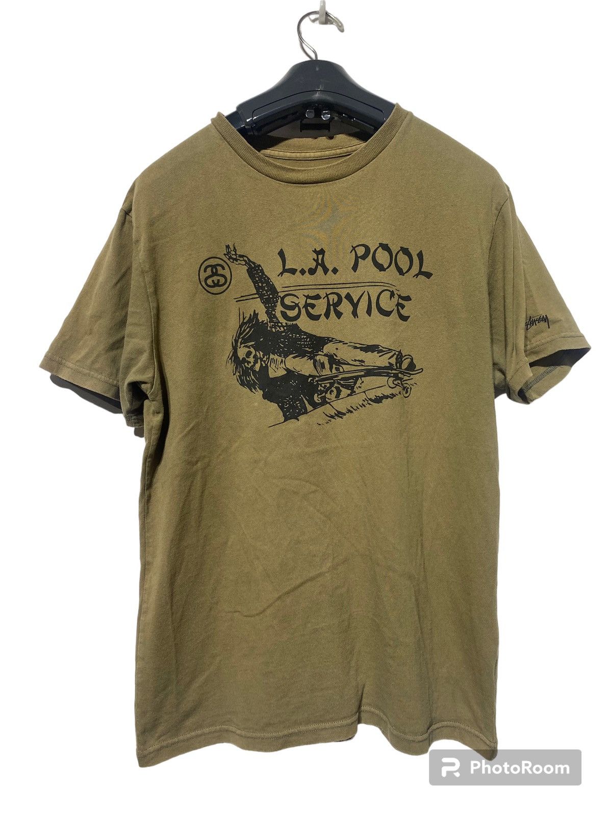 VINTAGE STUSSY L A POOL SERVIS JAPAN MADE