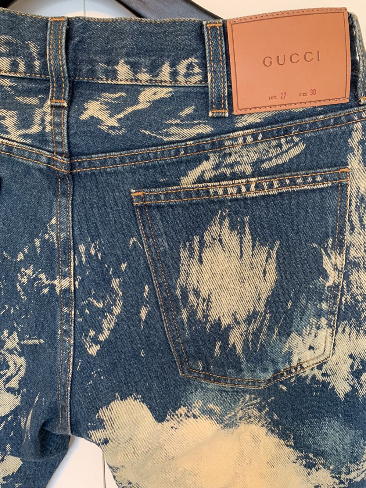 Gucci (NWT) Gucci punk bleached denim jeans Size US 30 / EU 46 - 8 Thumbnail