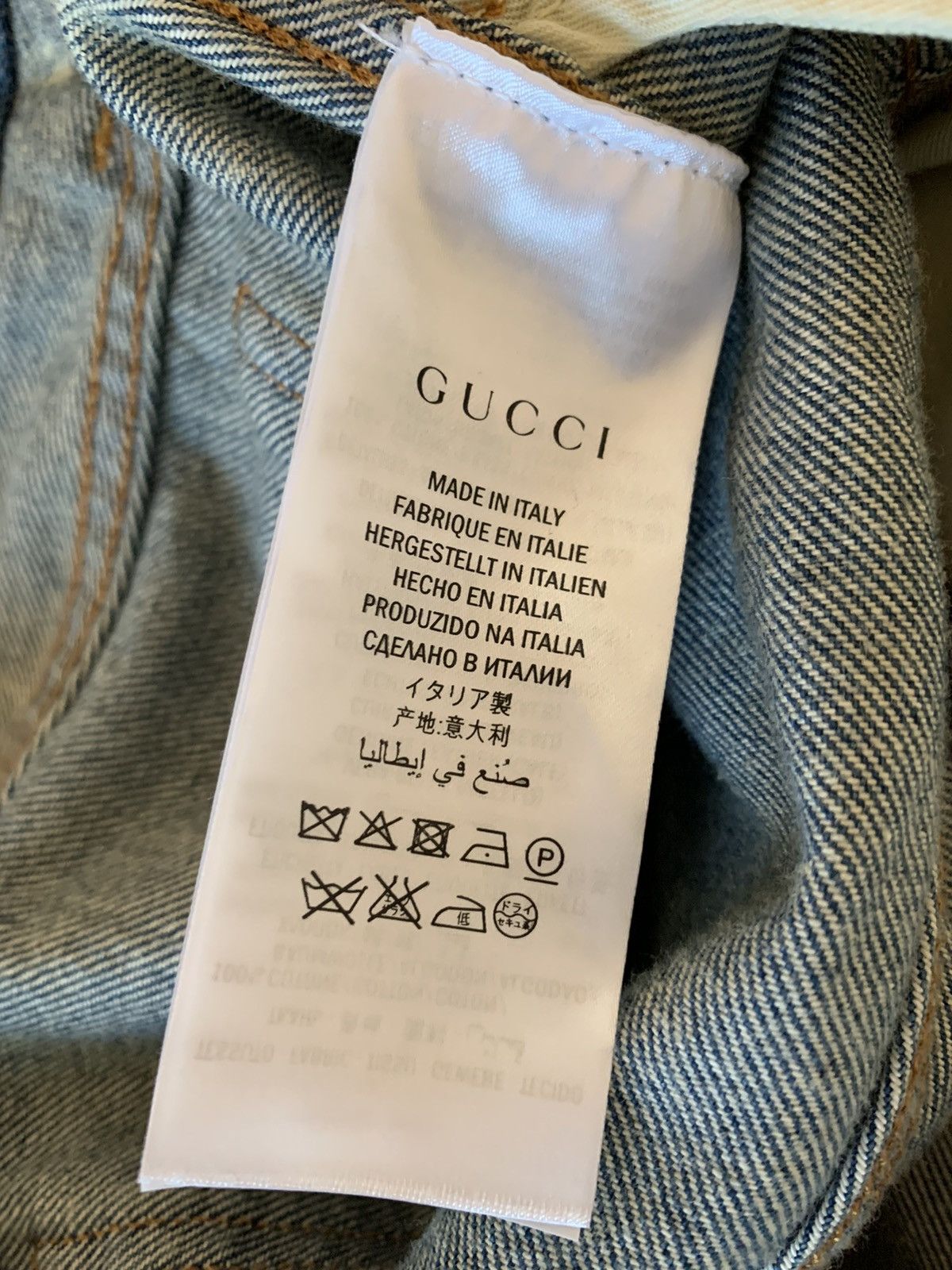 Gucci (NWT) Gucci punk bleached denim jeans Size US 30 / EU 46 - 11 Thumbnail