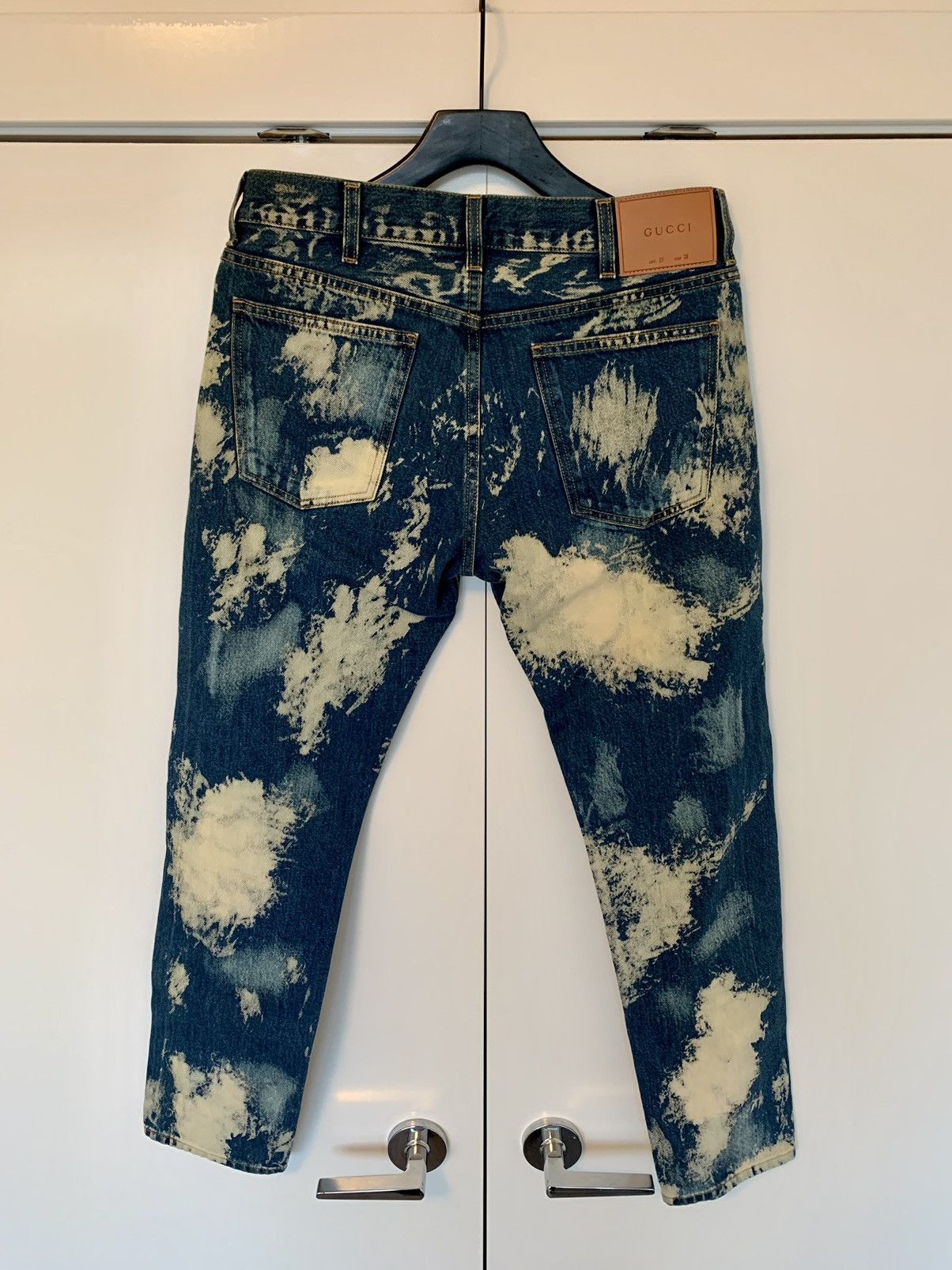 Gucci (NWT) Gucci punk bleached denim jeans Size US 30 / EU 46 - 6 Thumbnail