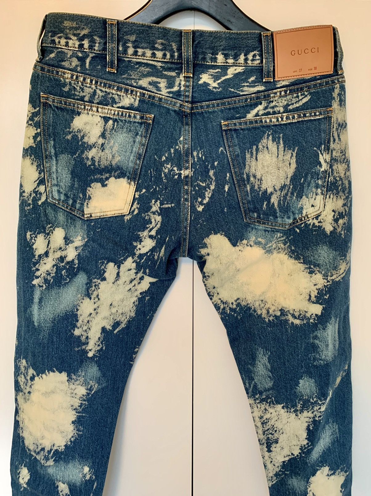 Gucci (NWT) Gucci punk bleached denim jeans Size US 30 / EU 46 - 7 Thumbnail
