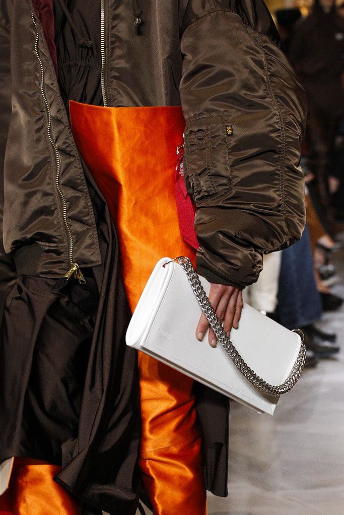 Eastpak × Vetements (NWT $3850) SS’17 Leather clutch bag with chain Size ONE SIZE - 20 Thumbnail