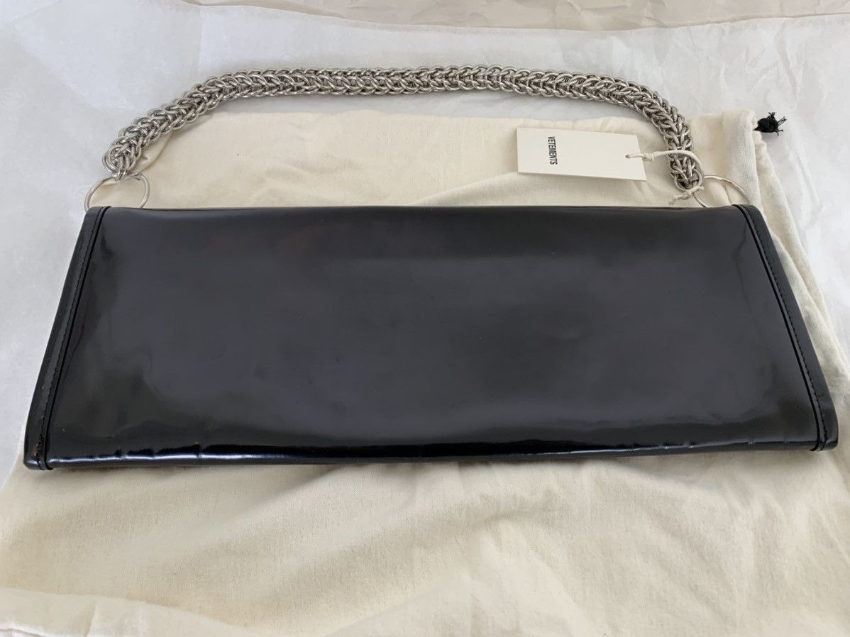 Eastpak × Vetements (NWT $3850) SS’17 Leather clutch bag with chain Size ONE SIZE - 2 Thumbnail