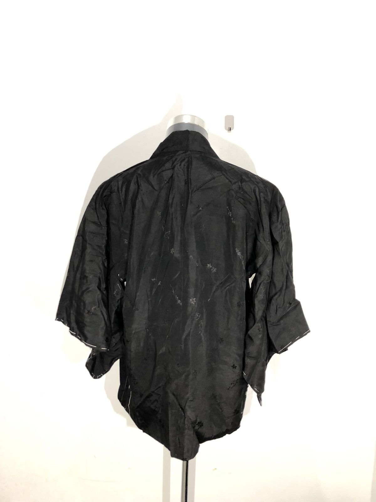 Comme des Garcons Kimono Haori Nice Design Silk Black Style Size US M / EU 48-50 / 2 - 9 Thumbnail