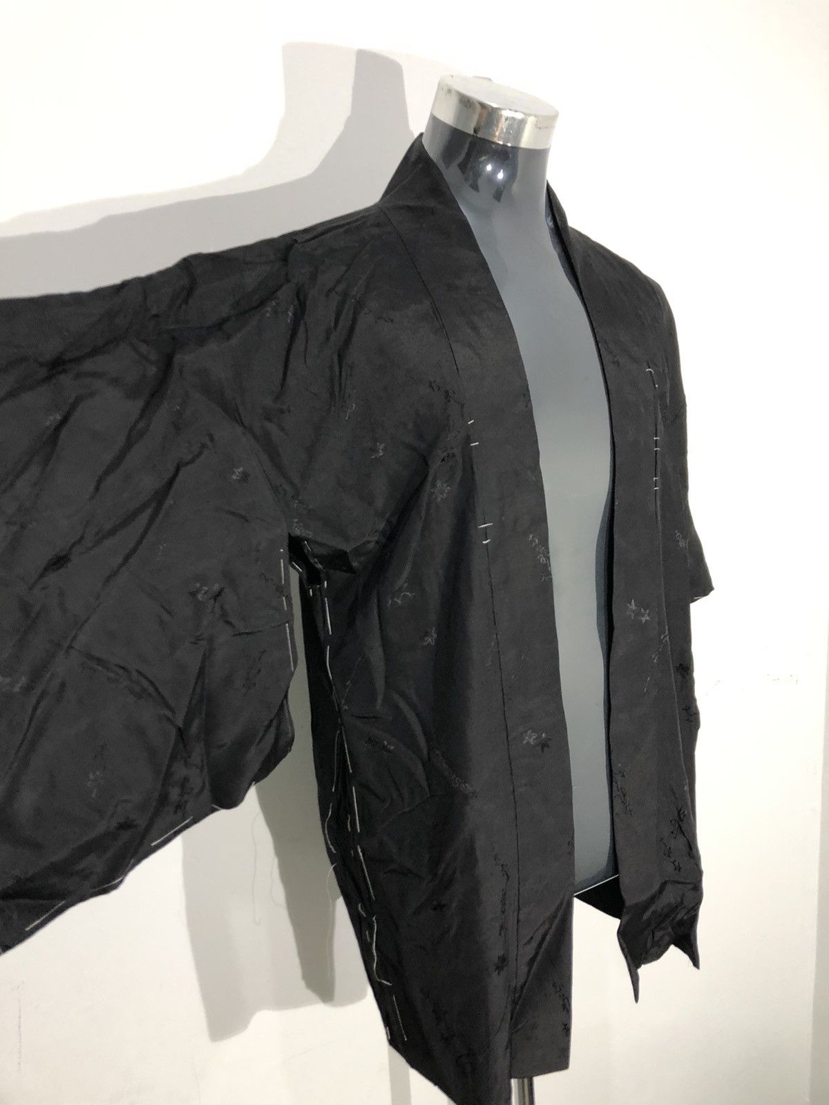 Comme des Garcons Kimono Haori Nice Design Silk Black Style Size US M / EU 48-50 / 2 - 8 Thumbnail