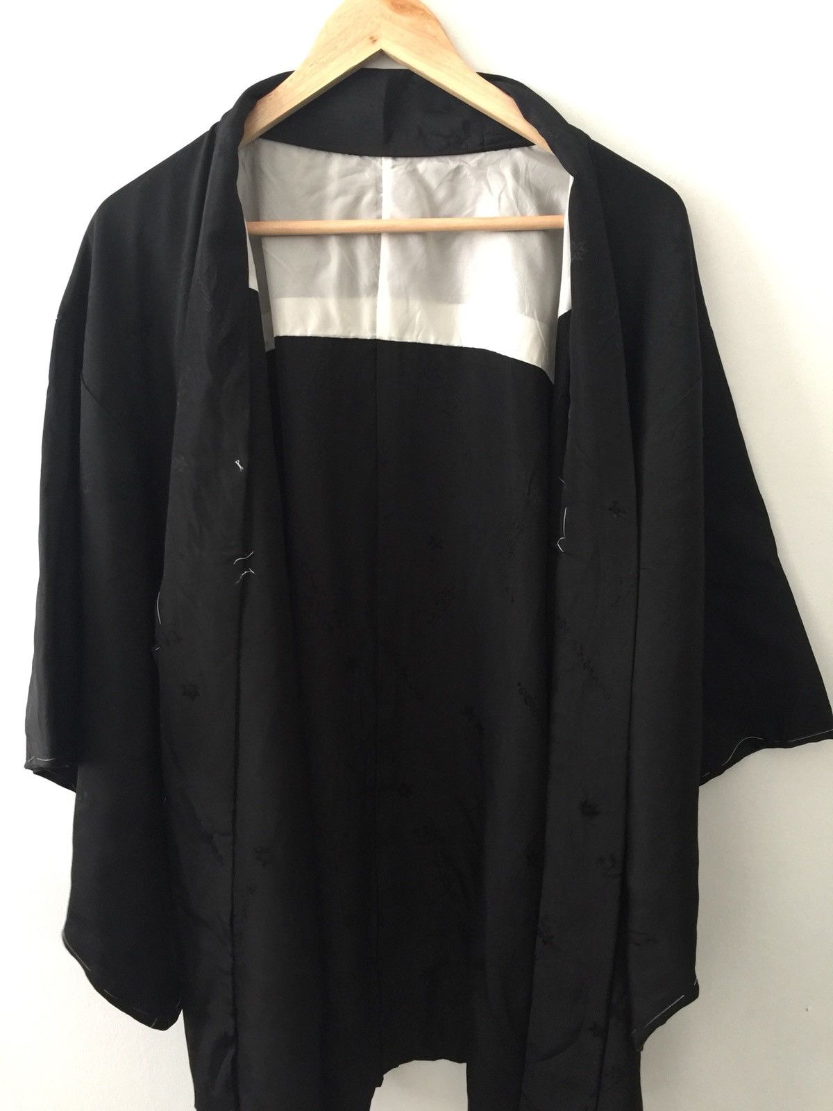 Comme des Garcons Kimono Haori Nice Design Silk Black Style Size US M / EU 48-50 / 2 - 5 Thumbnail