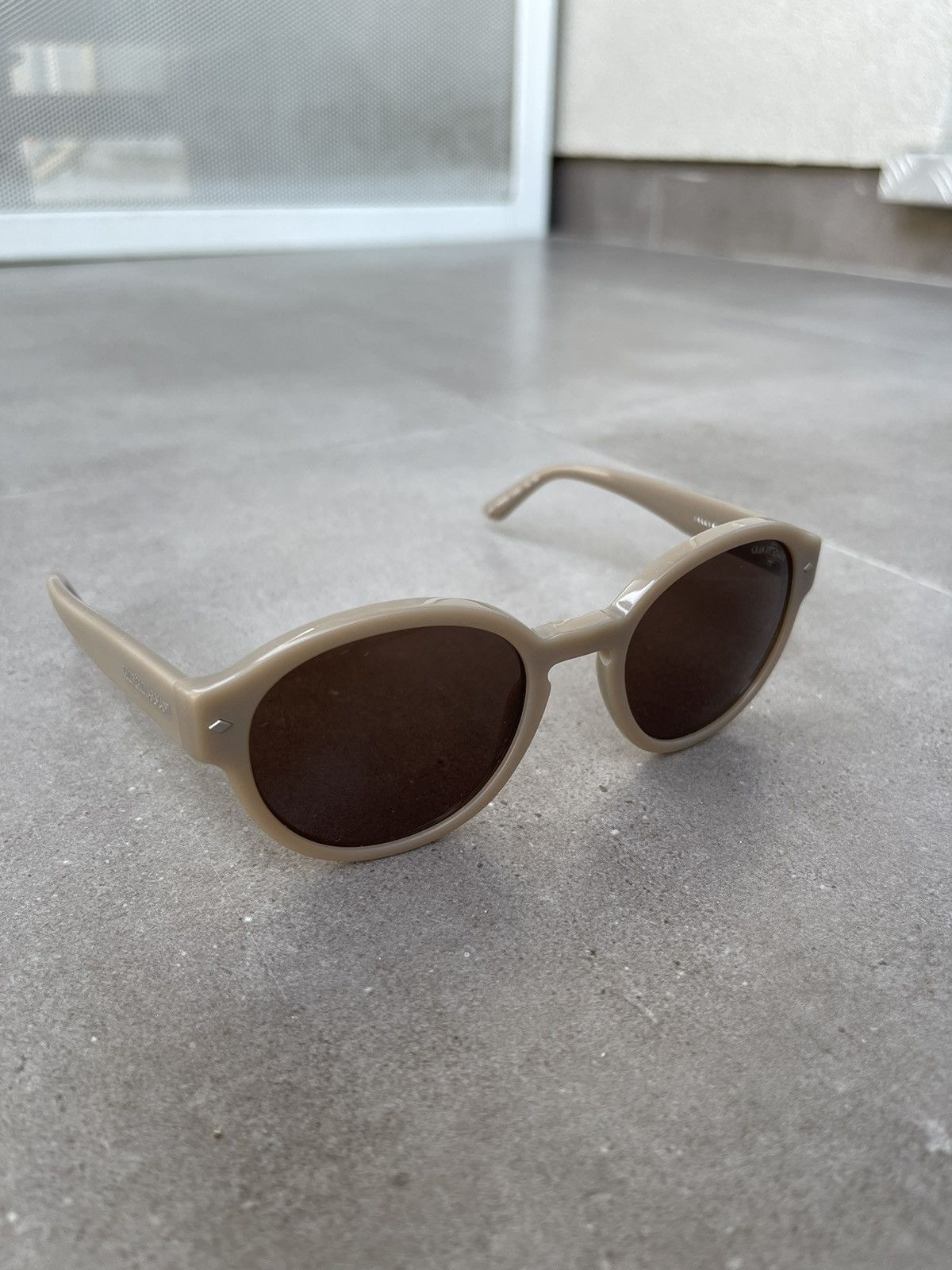Armani × Emporio Armani × Giorgio Armani Giorgio Armani AR8005 5016/53 Cream Sunglasses Size ONE SIZE - 3 Thumbnail