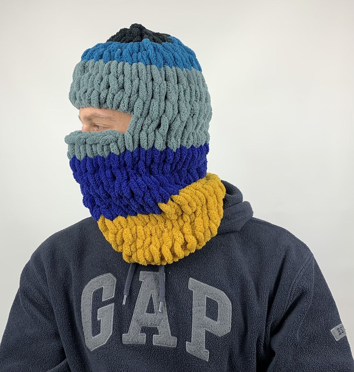 Handmade × Vintage Handmade Balaclava Tik Tok Style Ski Mask Size ONE SIZE - 3 Thumbnail