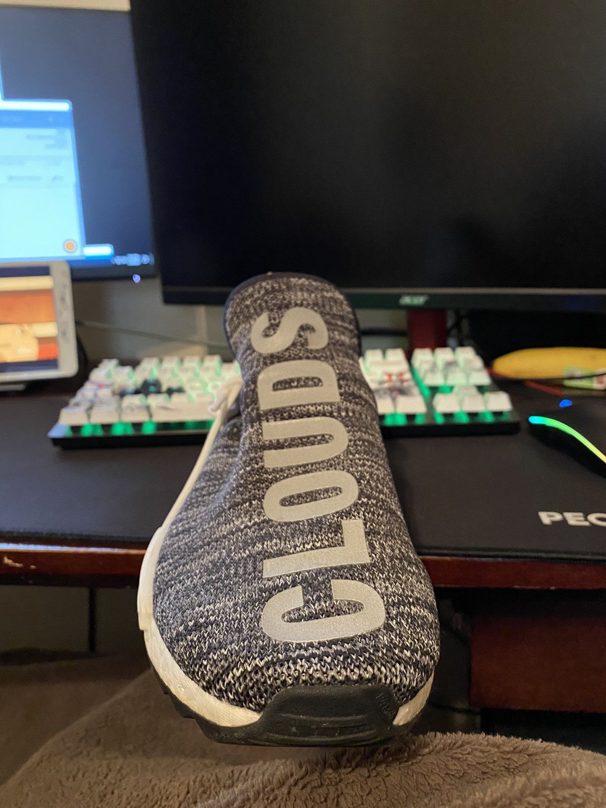 Adidas × Pharrell Pharrell x NMD Human Race Trail Oreo 2017 Size US 9 / EU 42 - 1 Thumbnail