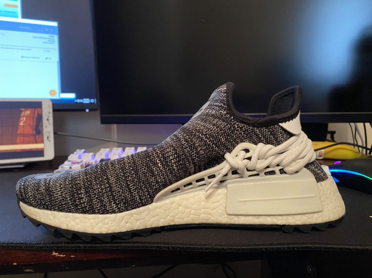 Adidas × Pharrell Pharrell x NMD Human Race Trail Oreo 2017 Size US 9 / EU 42 - 4 Thumbnail