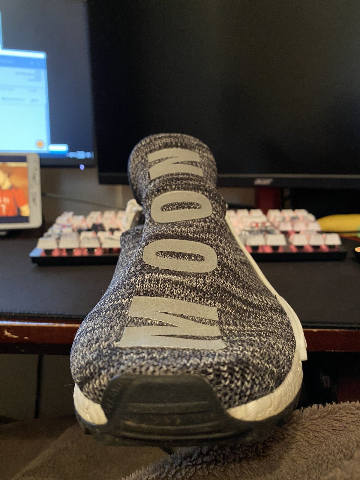 Adidas × Pharrell Pharrell x NMD Human Race Trail Oreo 2017 Size US 9 / EU 42 - 5 Thumbnail