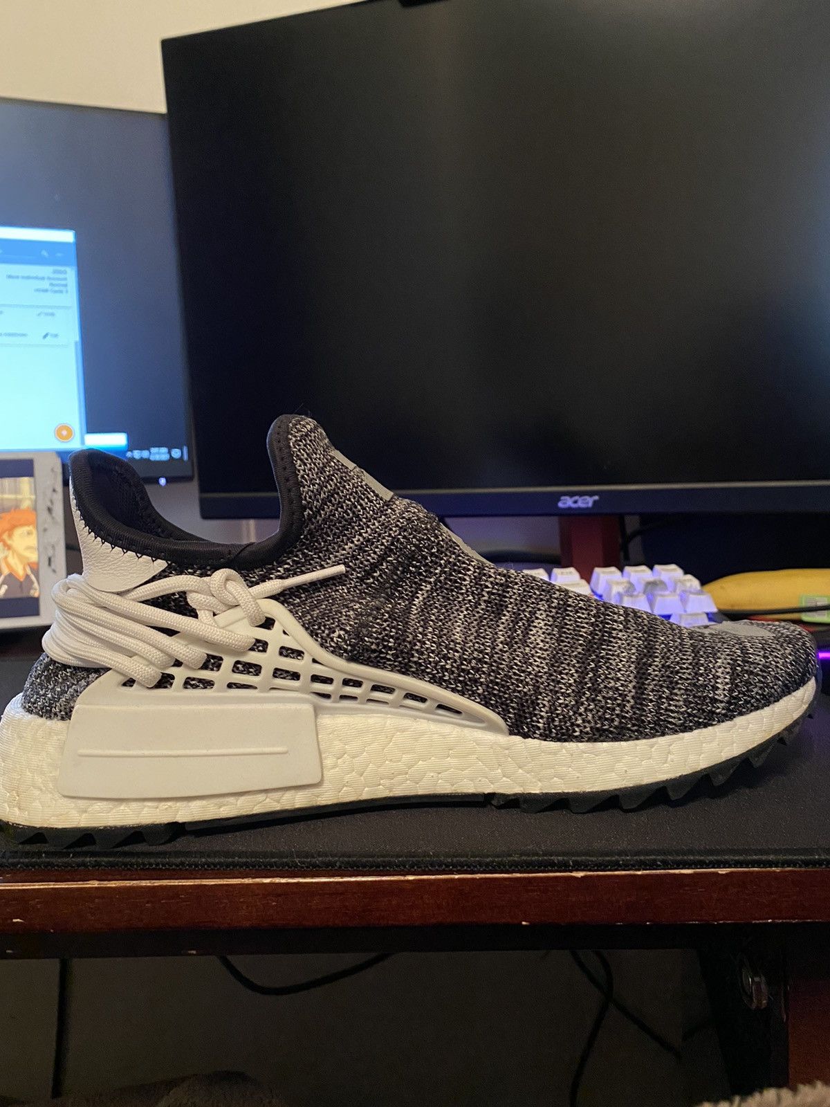Adidas × Pharrell Pharrell x NMD Human Race Trail Oreo 2017 Size US 9 / EU 42 - 7 Thumbnail