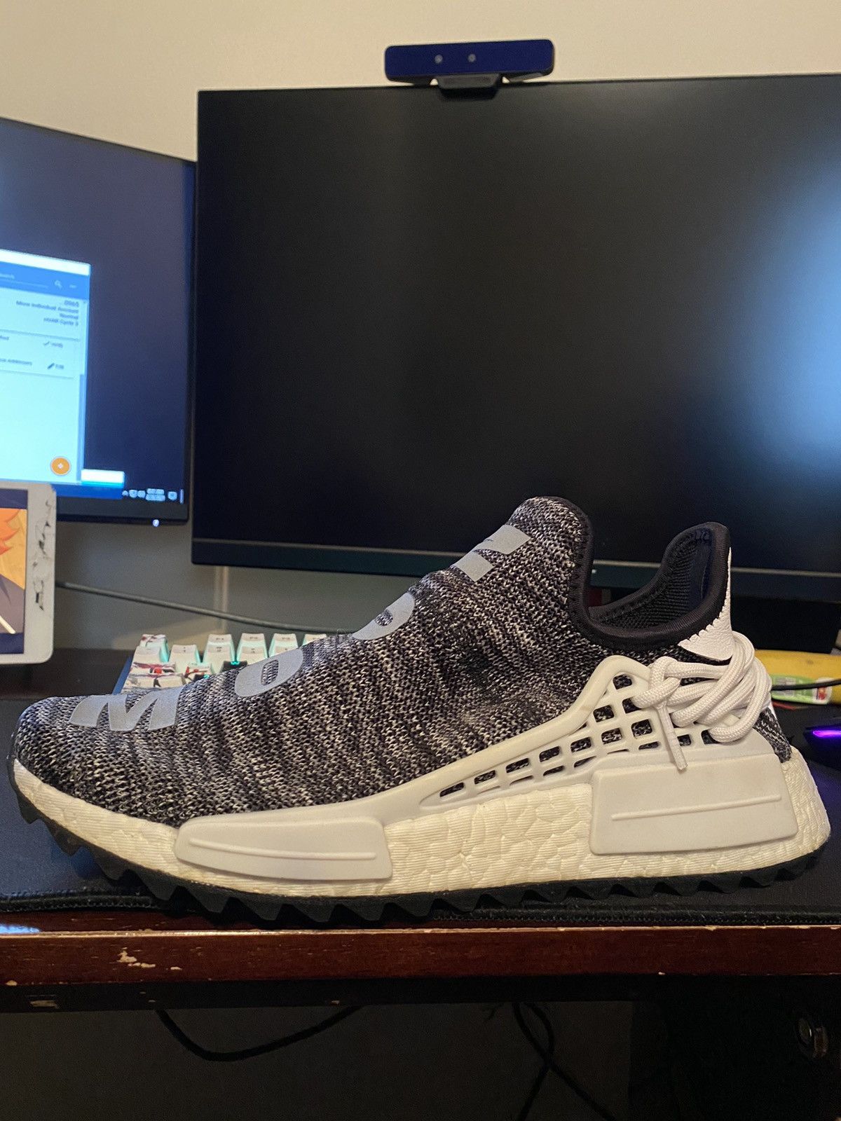 Adidas × Pharrell Pharrell x NMD Human Race Trail Oreo 2017 Size US 9 / EU 42 - 6 Thumbnail