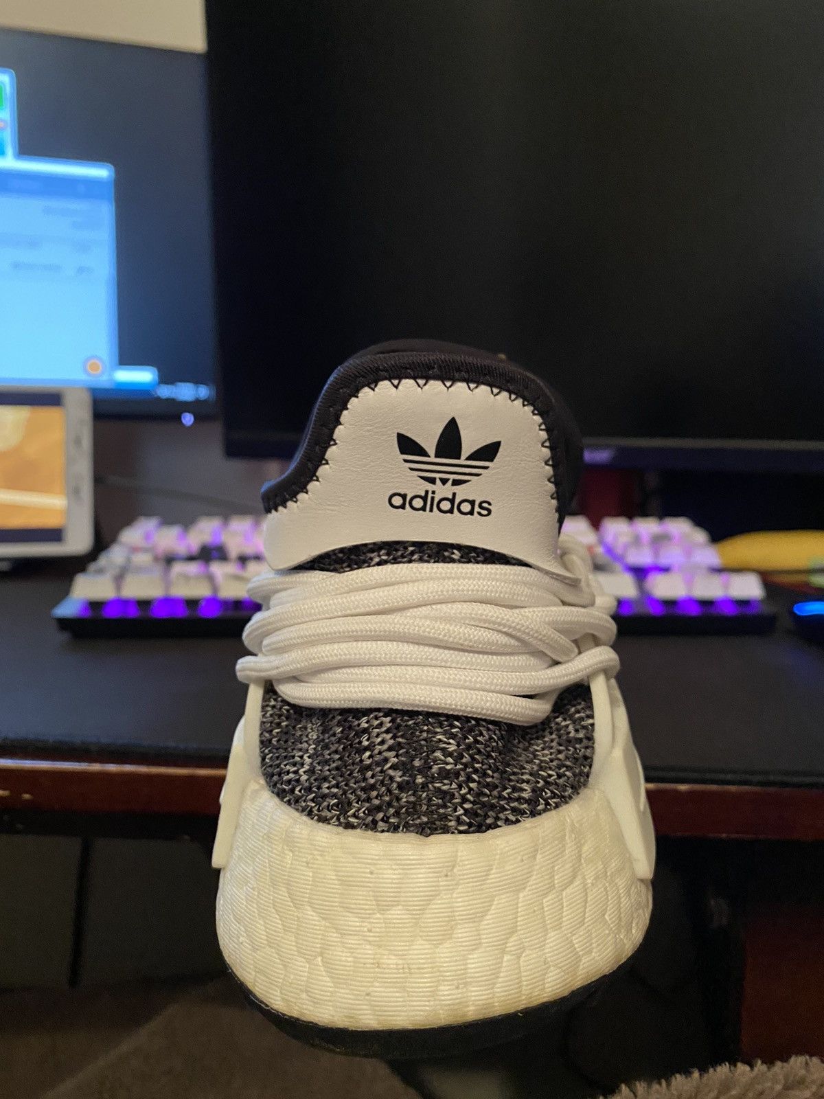 Adidas × Pharrell Pharrell x NMD Human Race Trail Oreo 2017 Size US 9 / EU 42 - 3 Thumbnail