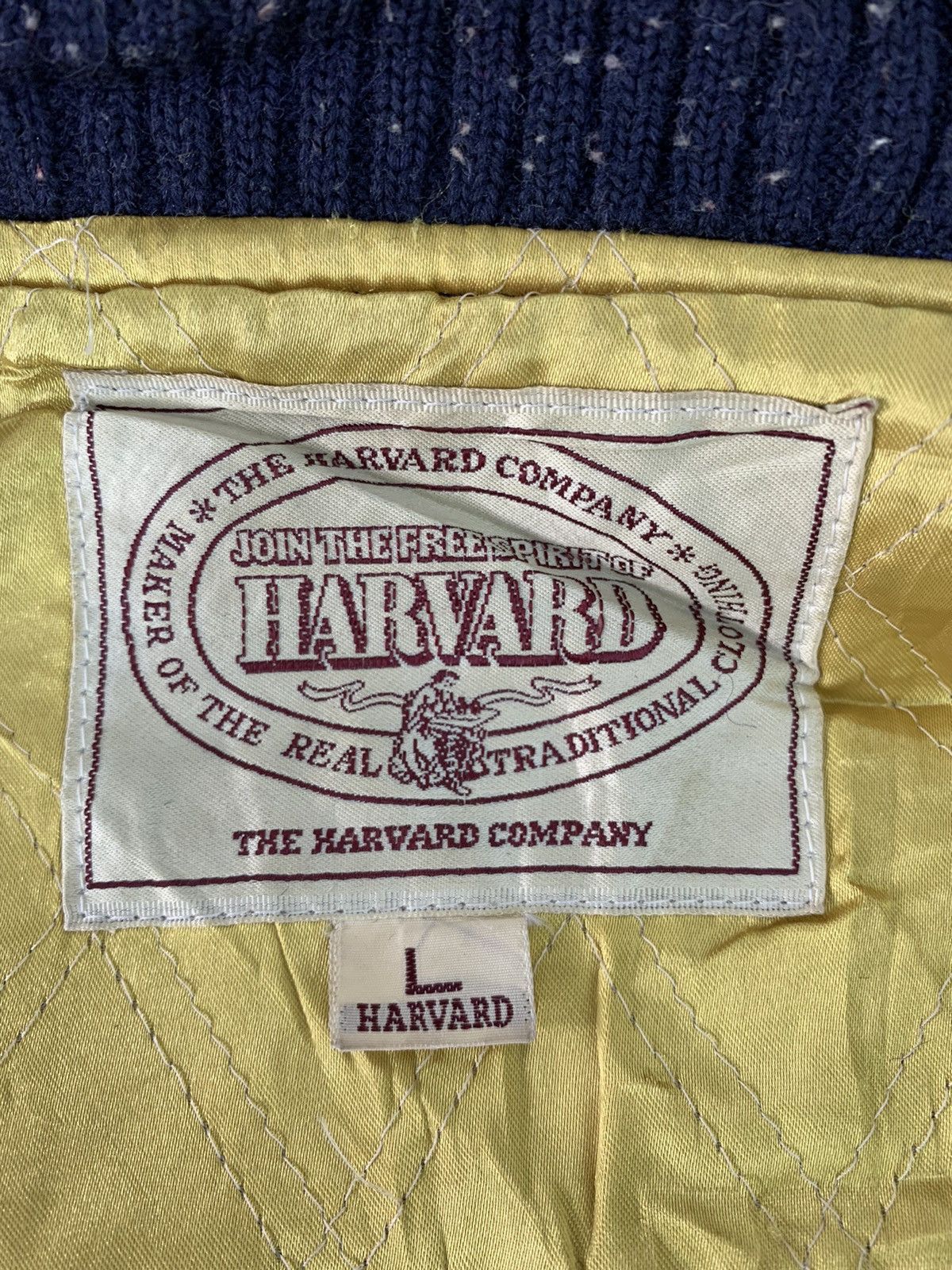 Grailed Varsity Jacket Harvard Company Embroidery Logo Snap Button Size US L / EU 52-54 / 3 - 7 Thumbnail