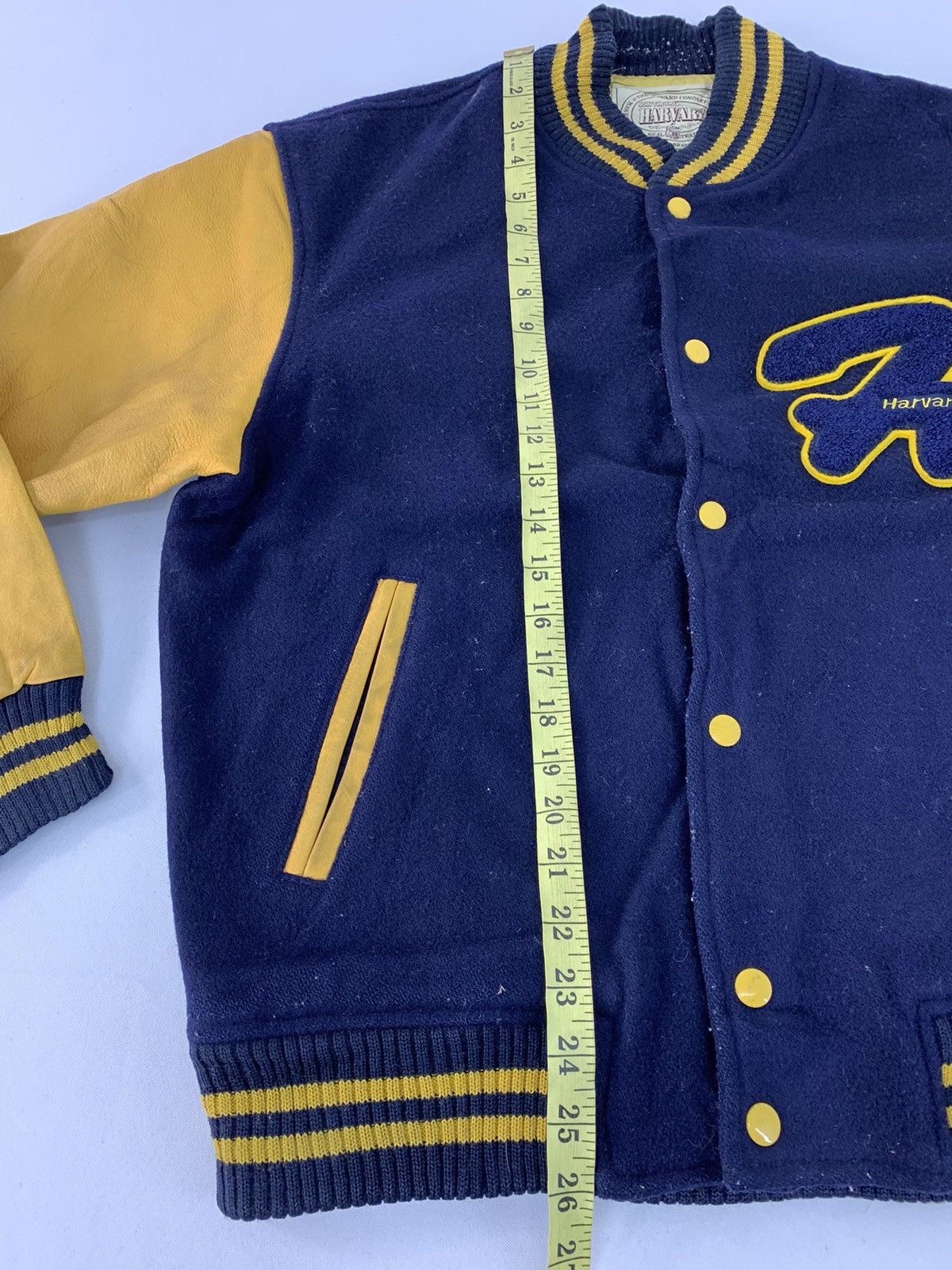 Grailed Varsity Jacket Harvard Company Embroidery Logo Snap Button Size US L / EU 52-54 / 3 - 12 Thumbnail