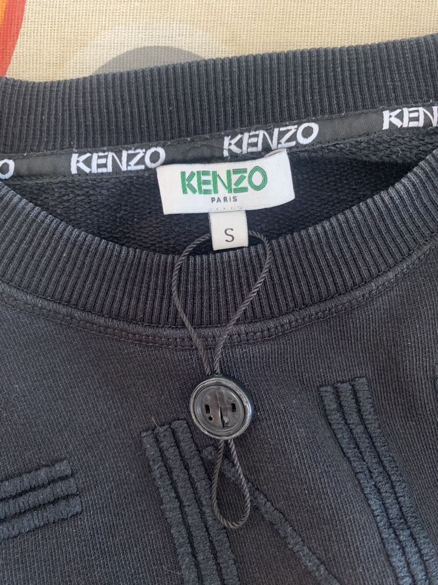 Kenzo Kenzo big logo black sweatshirt Size S / US 4 / IT 40 - 6 Thumbnail