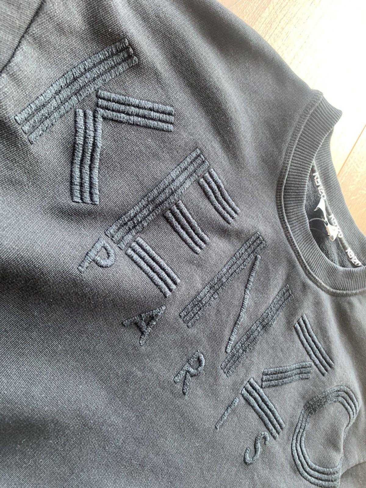 Kenzo Kenzo big logo black sweatshirt Size S / US 4 / IT 40 - 4 Thumbnail