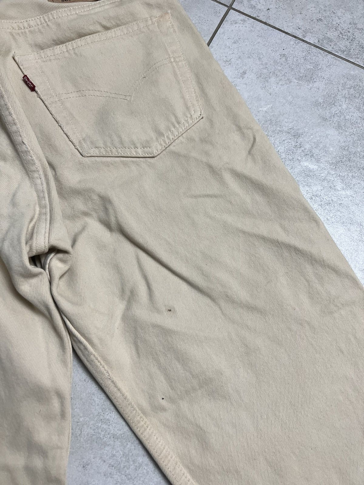 Levi's Rare Vintage 90s Levi’s 501 32x34 Sand Denim Jeans Pants Size US 32 / EU 48 - 7 Thumbnail