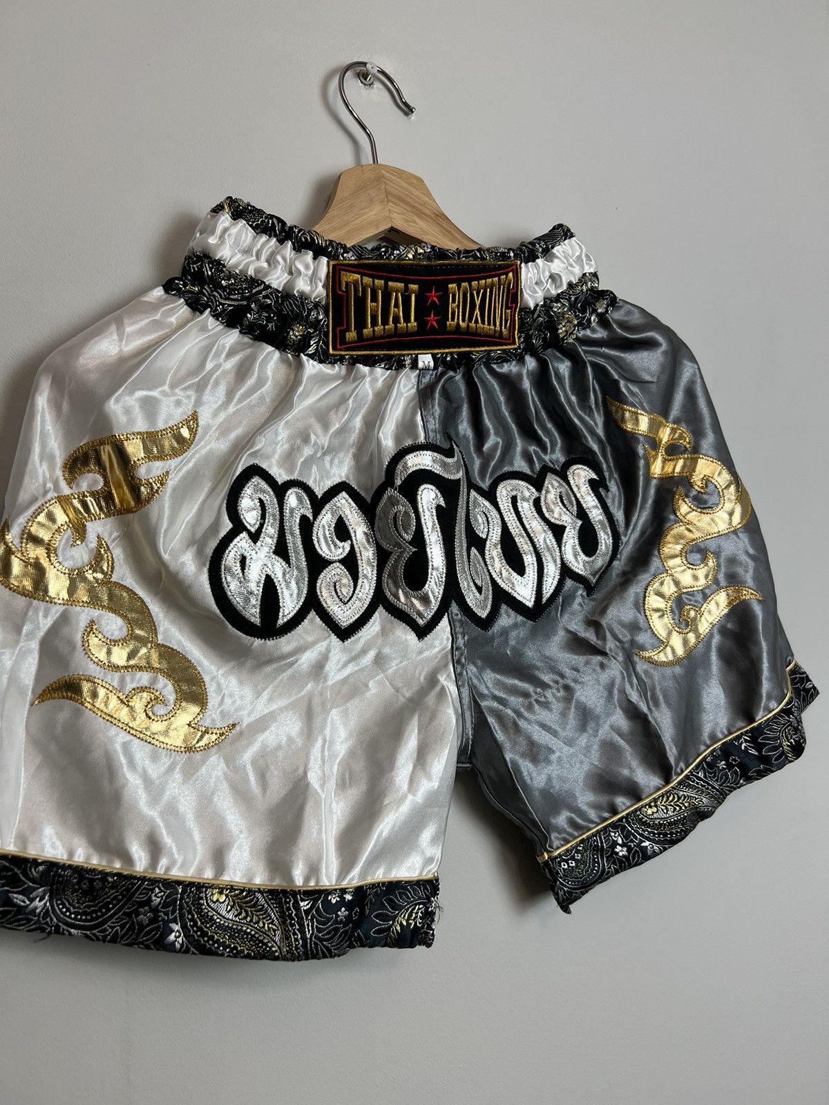 Vintage Vintage Thaiboxing Kickboxing Shorts Hype Streetwear Drip Size US 30 / EU 46 - 3 Thumbnail
