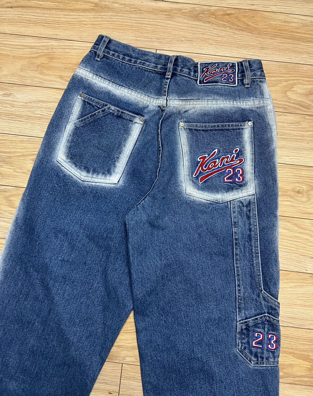 Karl Kani Rare Vintage Karl Kani 23 Baggy Denim Jeans Y2K Rap Hip Hop Size US 30 / EU 46 - 4 Thumbnail