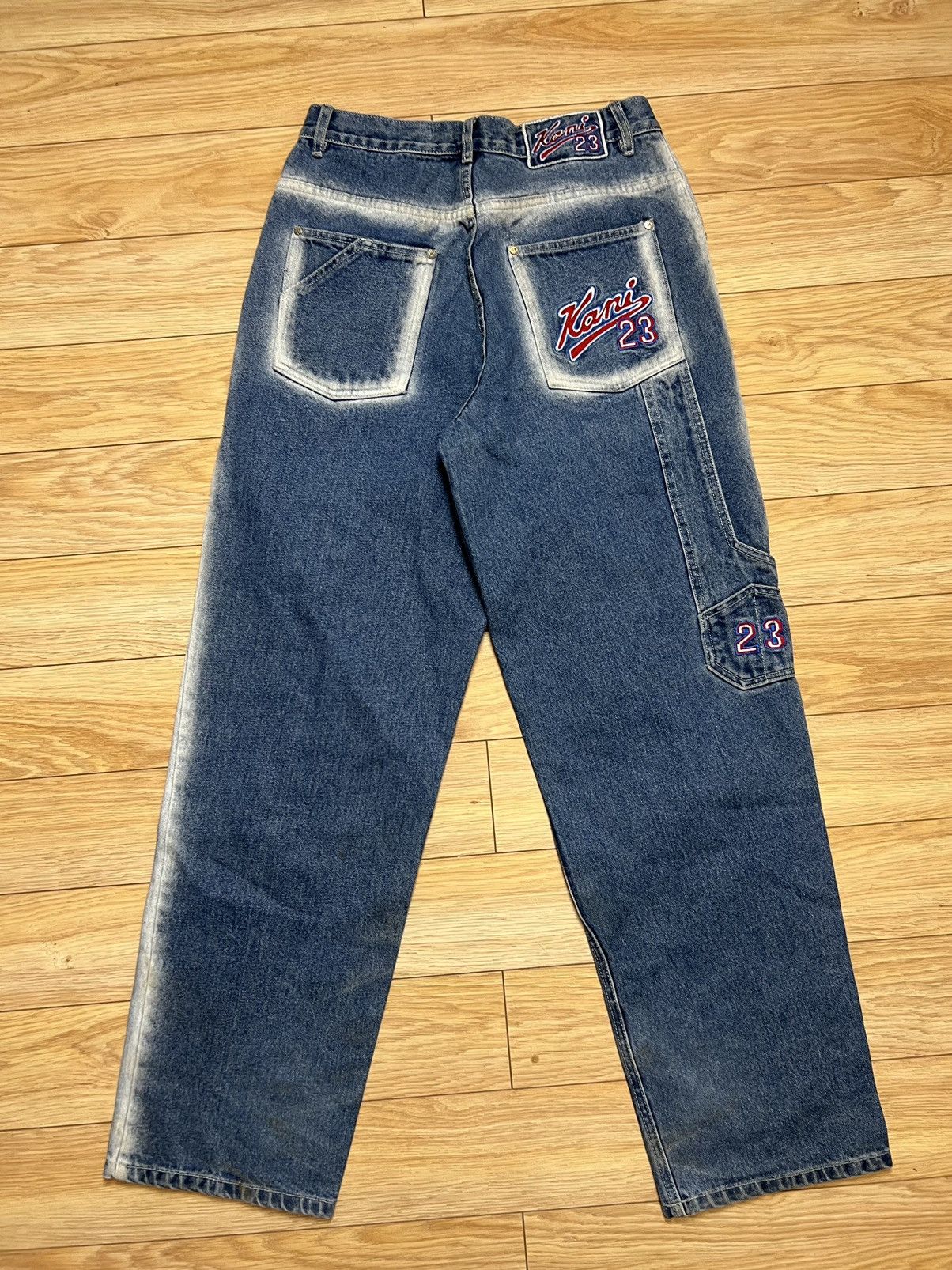 Karl Kani Rare Vintage Karl Kani 23 Baggy Denim Jeans Y2K Rap Hip Hop Size US 30 / EU 46 - 2 Thumbnail