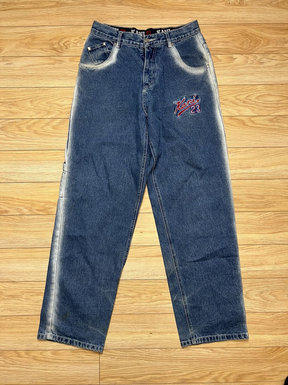 Karl Kani Rare Vintage Karl Kani 23 Baggy Denim Jeans Y2K Rap Hip Hop Size US 30 / EU 46 - 3 Thumbnail