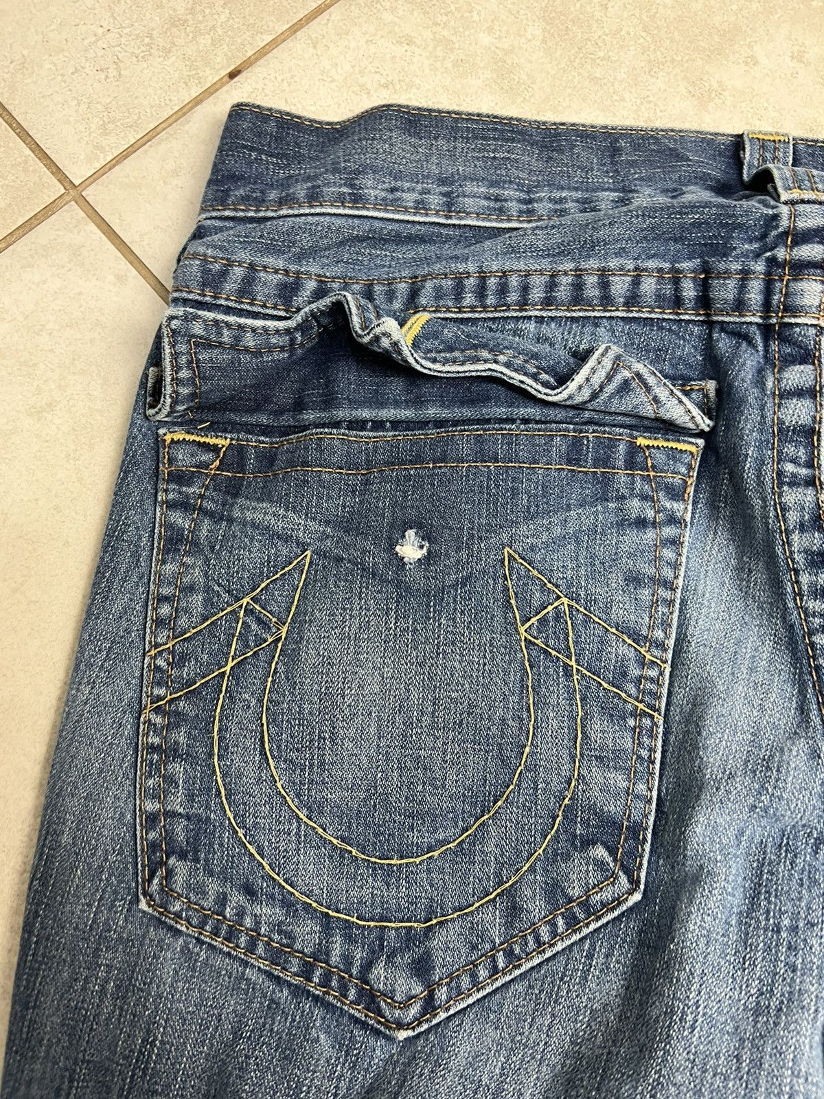 True Religion Authentic True Religion Straight Leg 32 Denim Jeans Pants Size US 32 / EU 48 - 5 Thumbnail