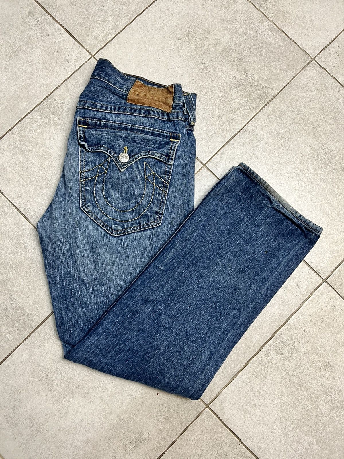 True Religion Authentic True Religion Straight Leg 32 Denim Jeans Pants Size US 32 / EU 48 - 1 Thumbnail