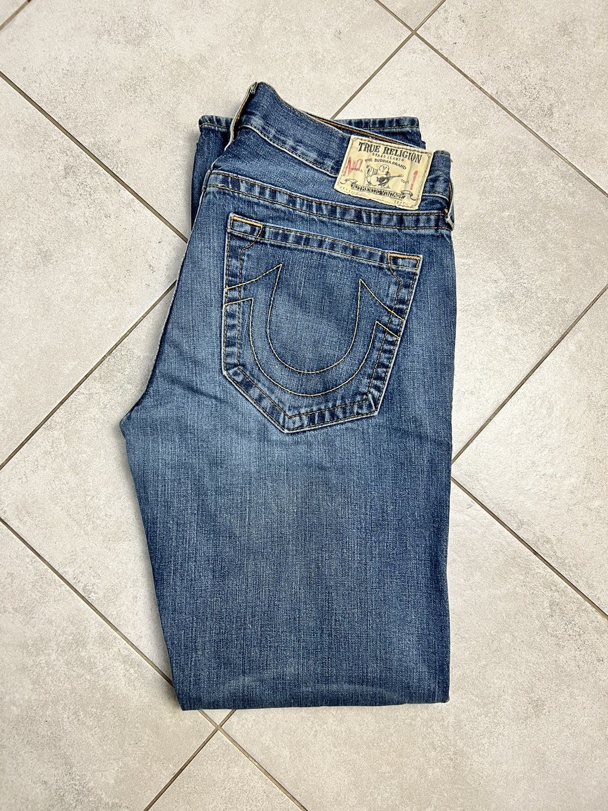 True Religion Rare Authentic True Religion Bobby Drip Y2K Denim Jeans 36 Size US 36 / EU 52 - 2 Thumbnail
