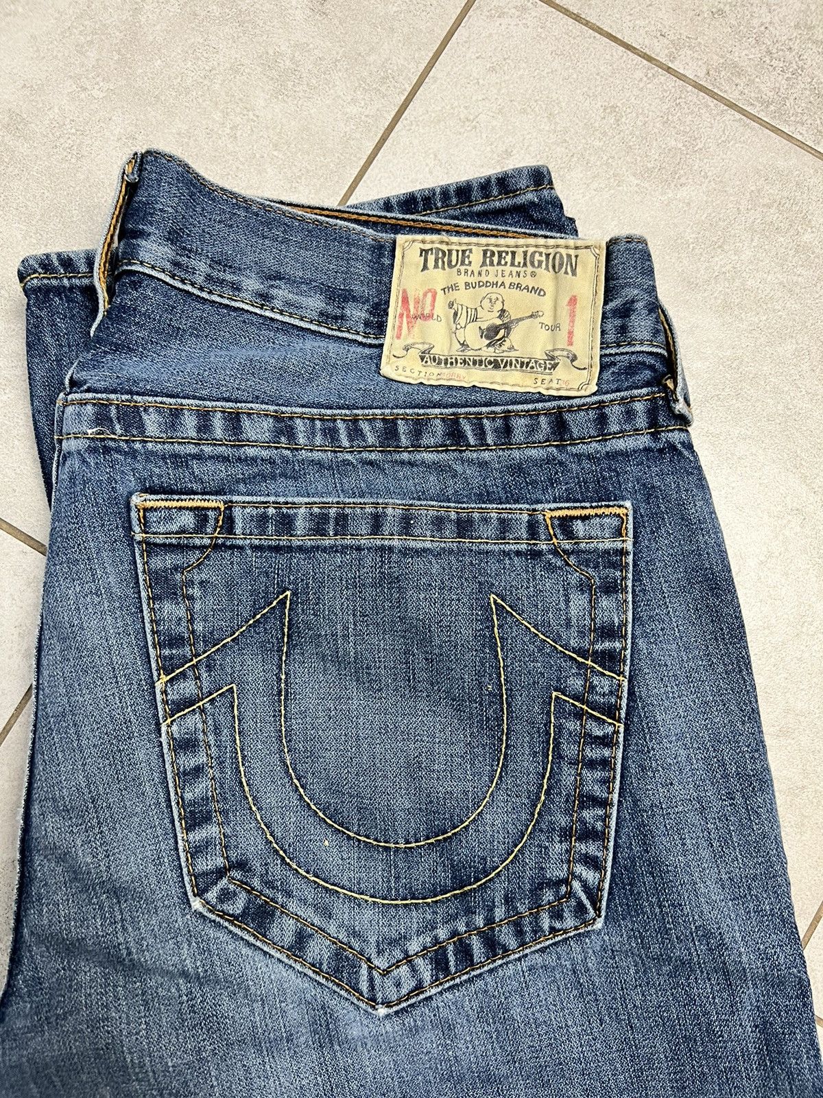 True Religion Rare Authentic True Religion Bobby Drip Y2K Denim Jeans 36 Size US 36 / EU 52 - 4 Thumbnail