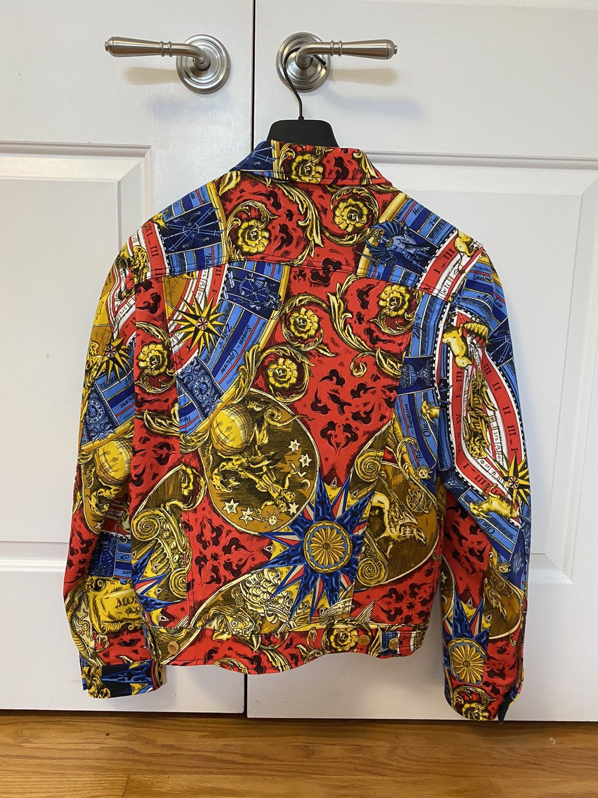 Moschino Stretch Gabardine Roman Scarf Jacket - New with Tags Size US S / EU 44-46 / 1 - 2 Thumbnail