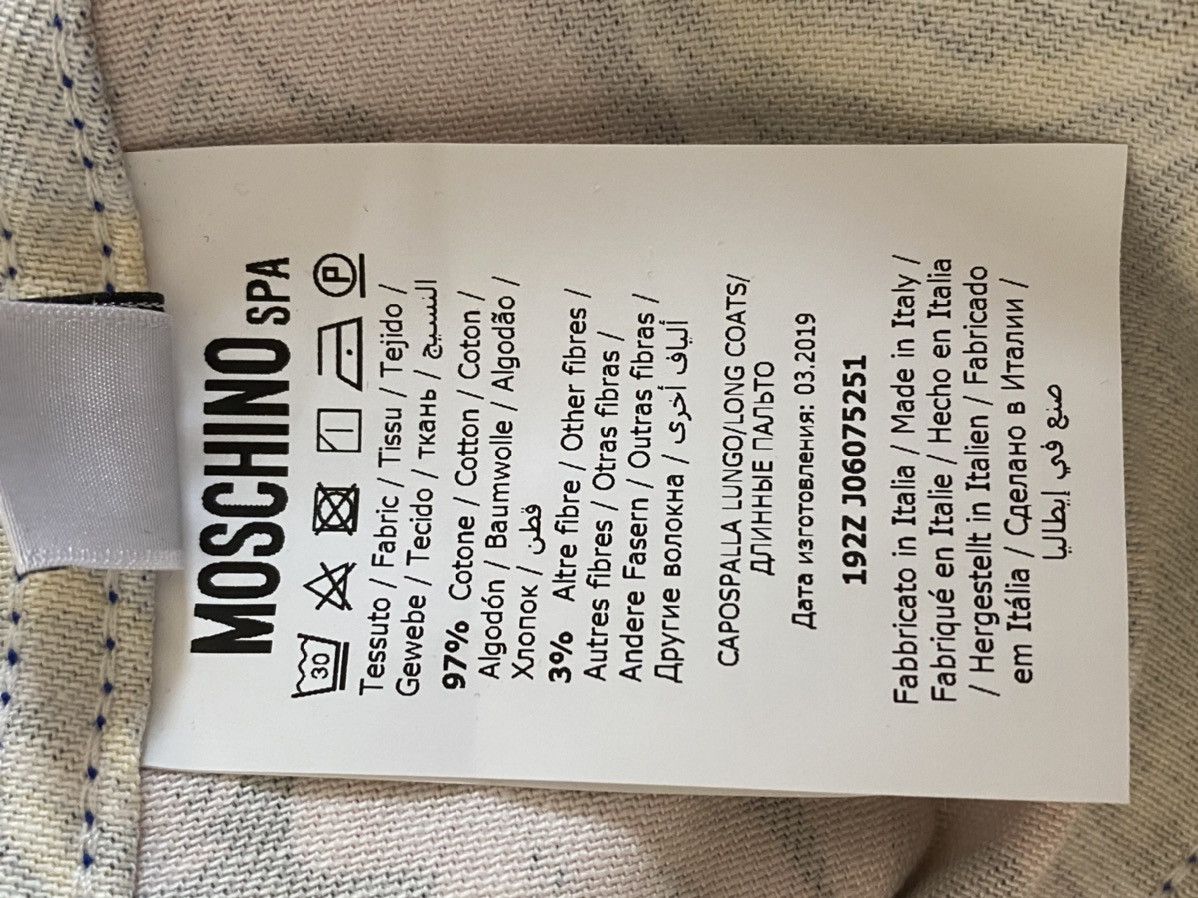 Moschino Stretch Gabardine Roman Scarf Jacket - New with Tags Size US S / EU 44-46 / 1 - 7 Thumbnail