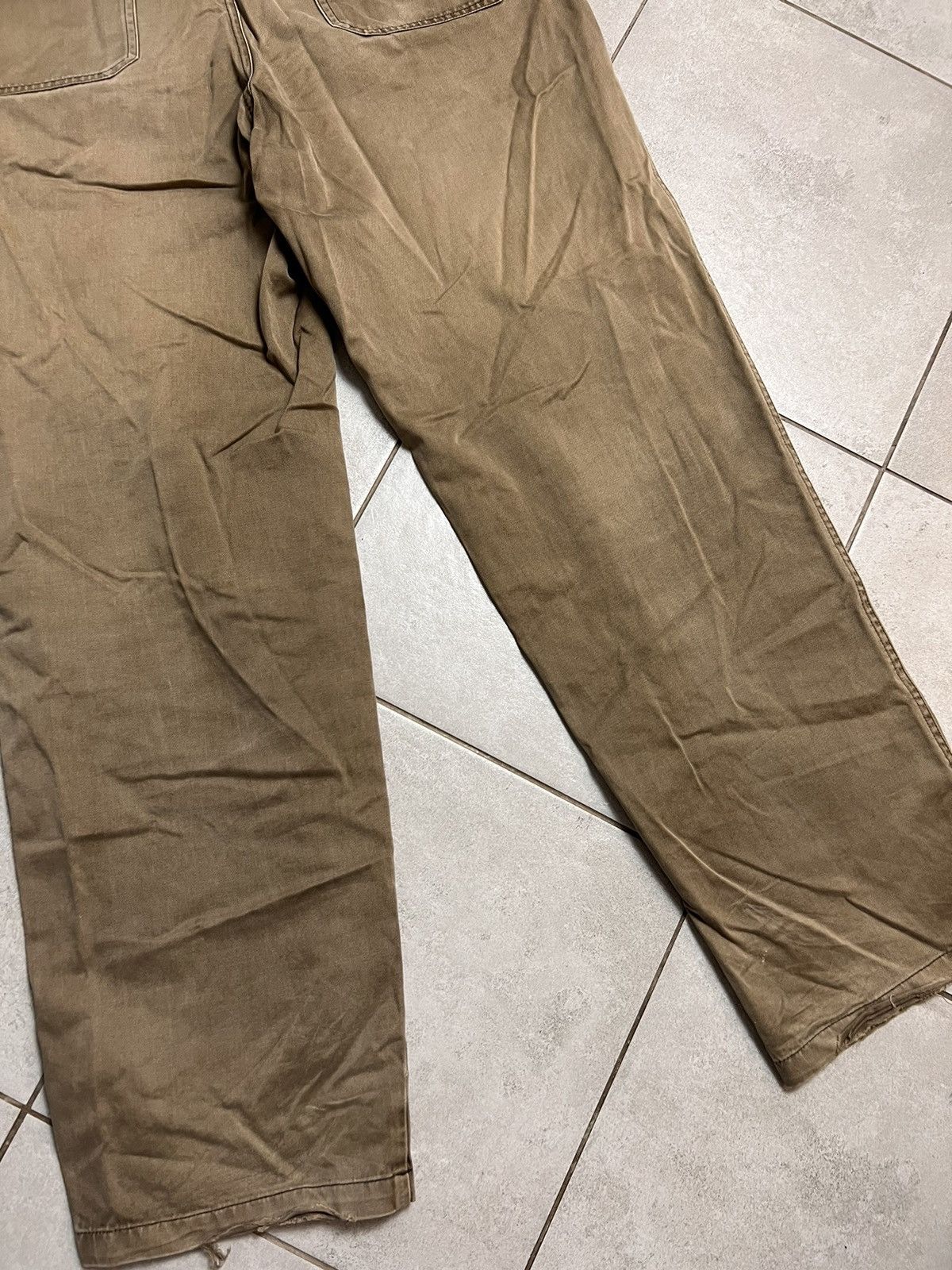 Avirex Rare Vintage Avirex Washed Brown Pants Khaki Travis Vibe Size US 33 - 6 Thumbnail