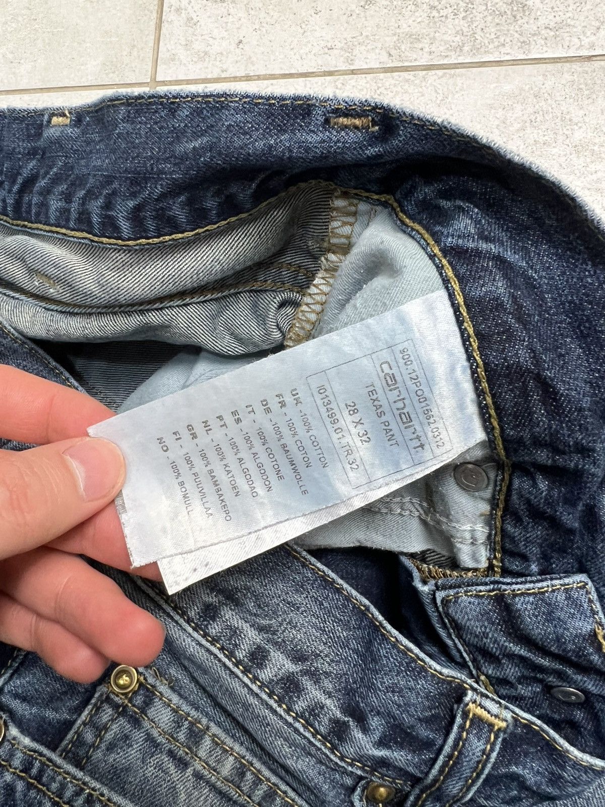 Carhartt Rare Size Carhartt Texas Denim Pants 28x32 Workwear Hype Size US 28 / EU 44 - 4 Thumbnail