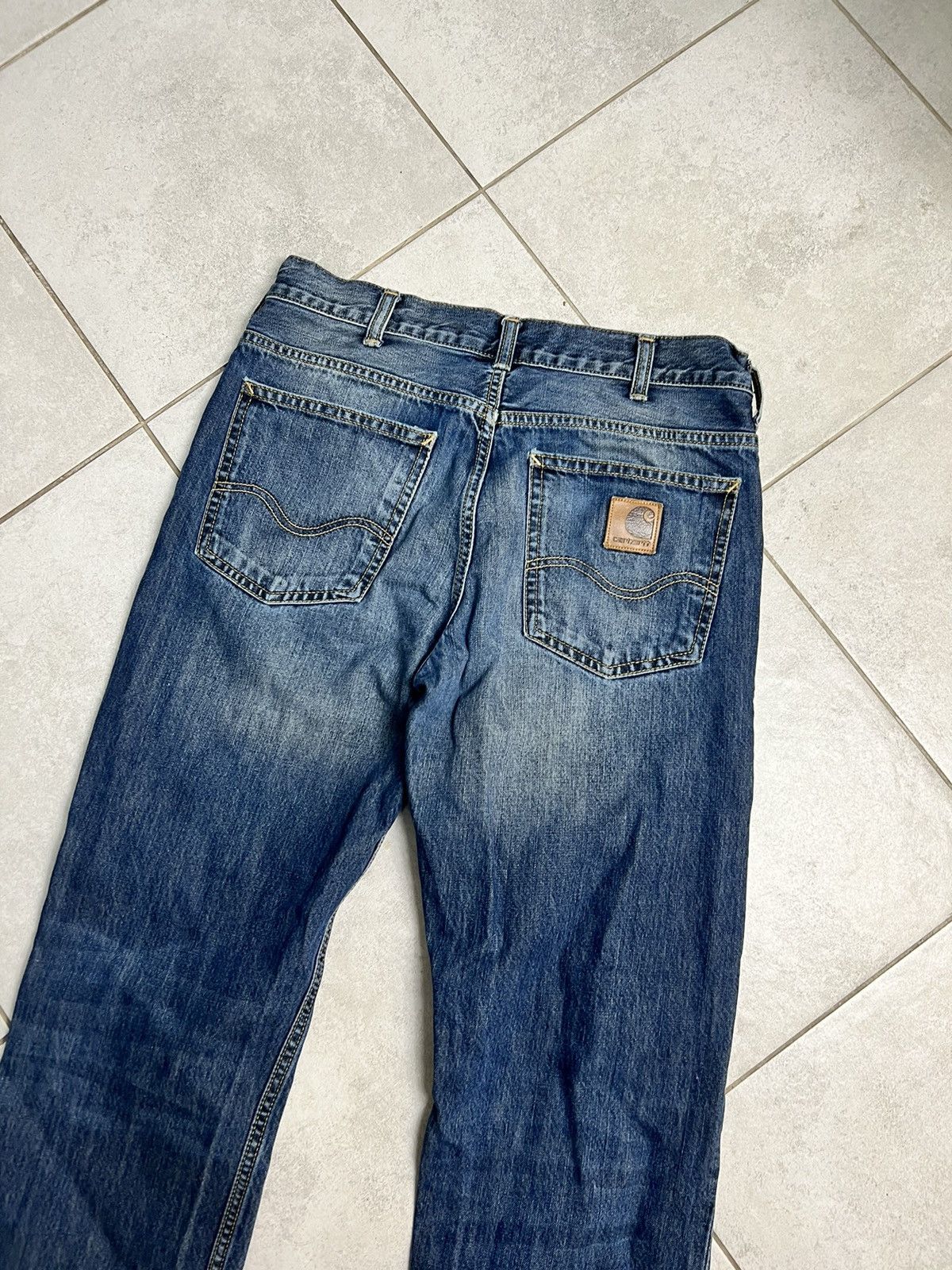 Carhartt Rare Size Carhartt Texas Denim Pants 28x32 Workwear Hype Size US 28 / EU 44 - 3 Thumbnail