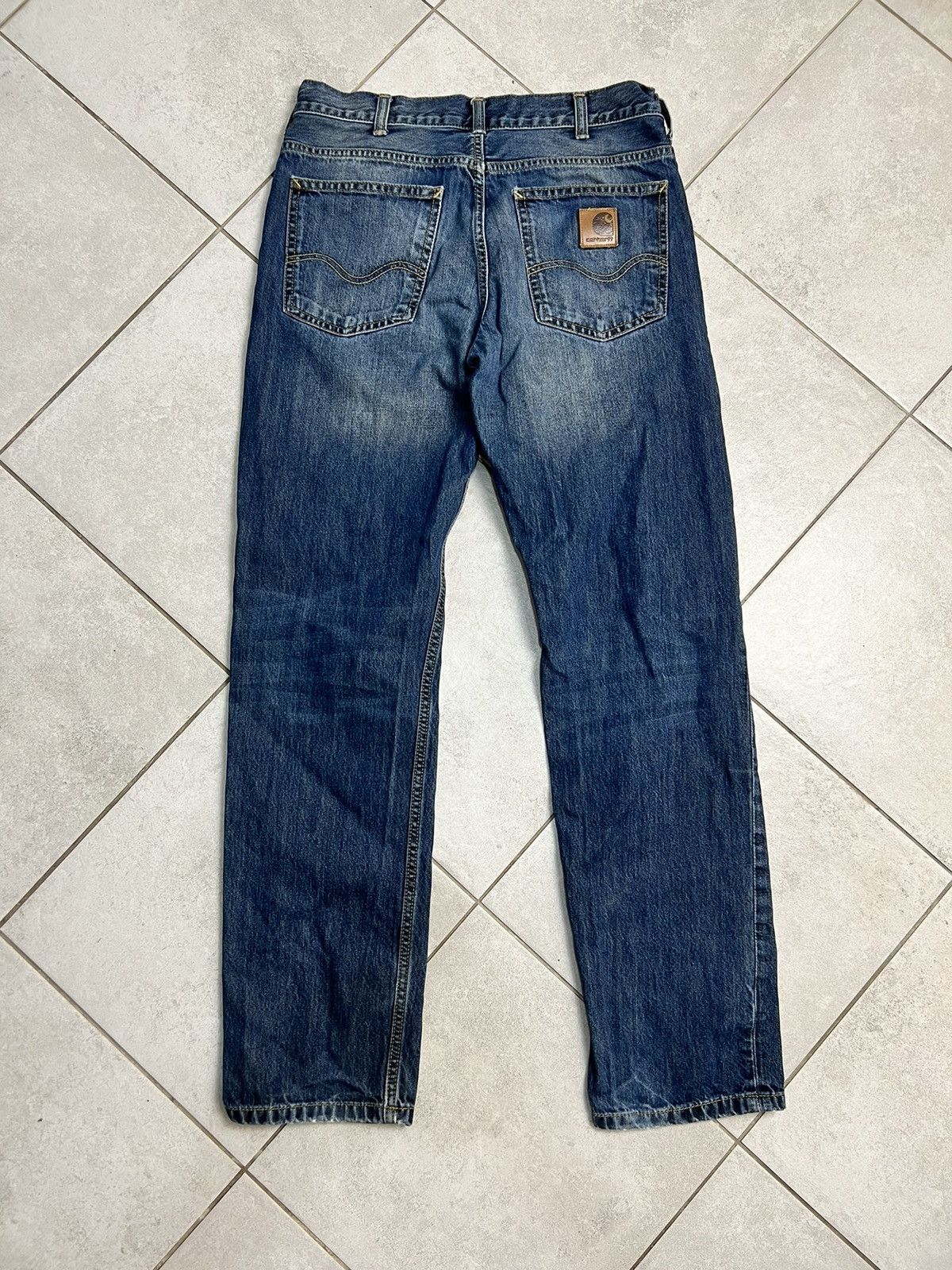 Carhartt Rare Size Carhartt Texas Denim Pants 28x32 Workwear Hype Size US 28 / EU 44 - 1 Thumbnail