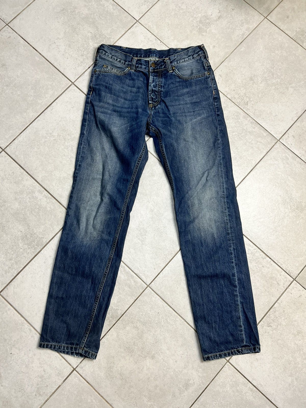Carhartt Rare Size Carhartt Texas Denim Pants 28x32 Workwear Hype Size US 28 / EU 44 - 2 Thumbnail