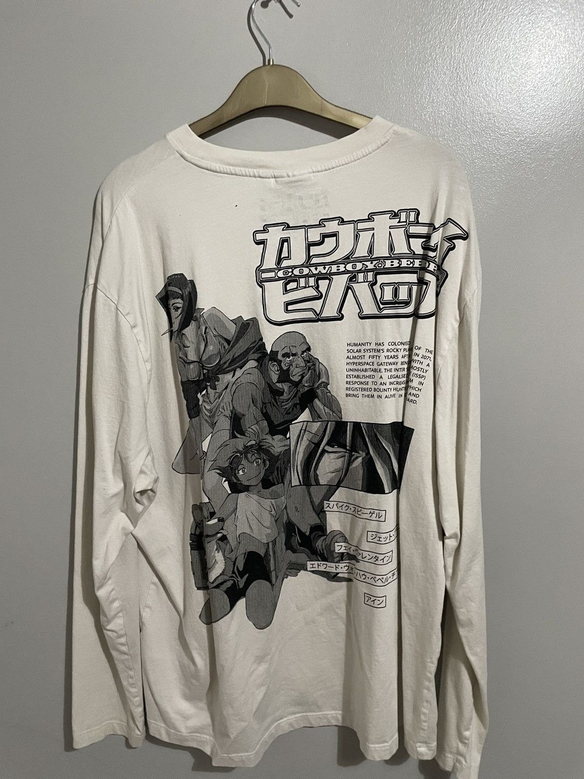 Anime cowboy bebop long sleeve Size US XL / EU 56 / 4 - 2 Thumbnail