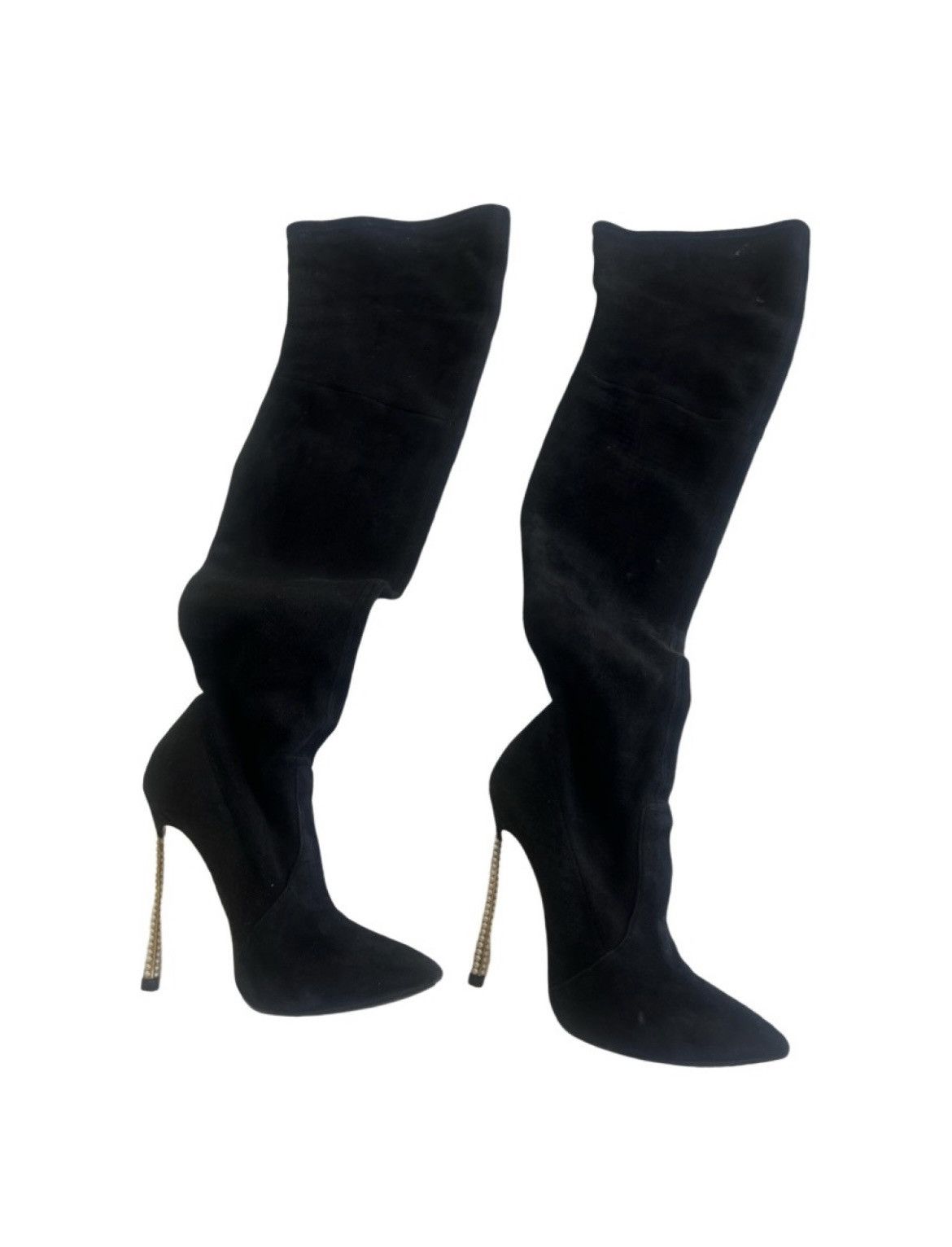 Knee-high heel boots
