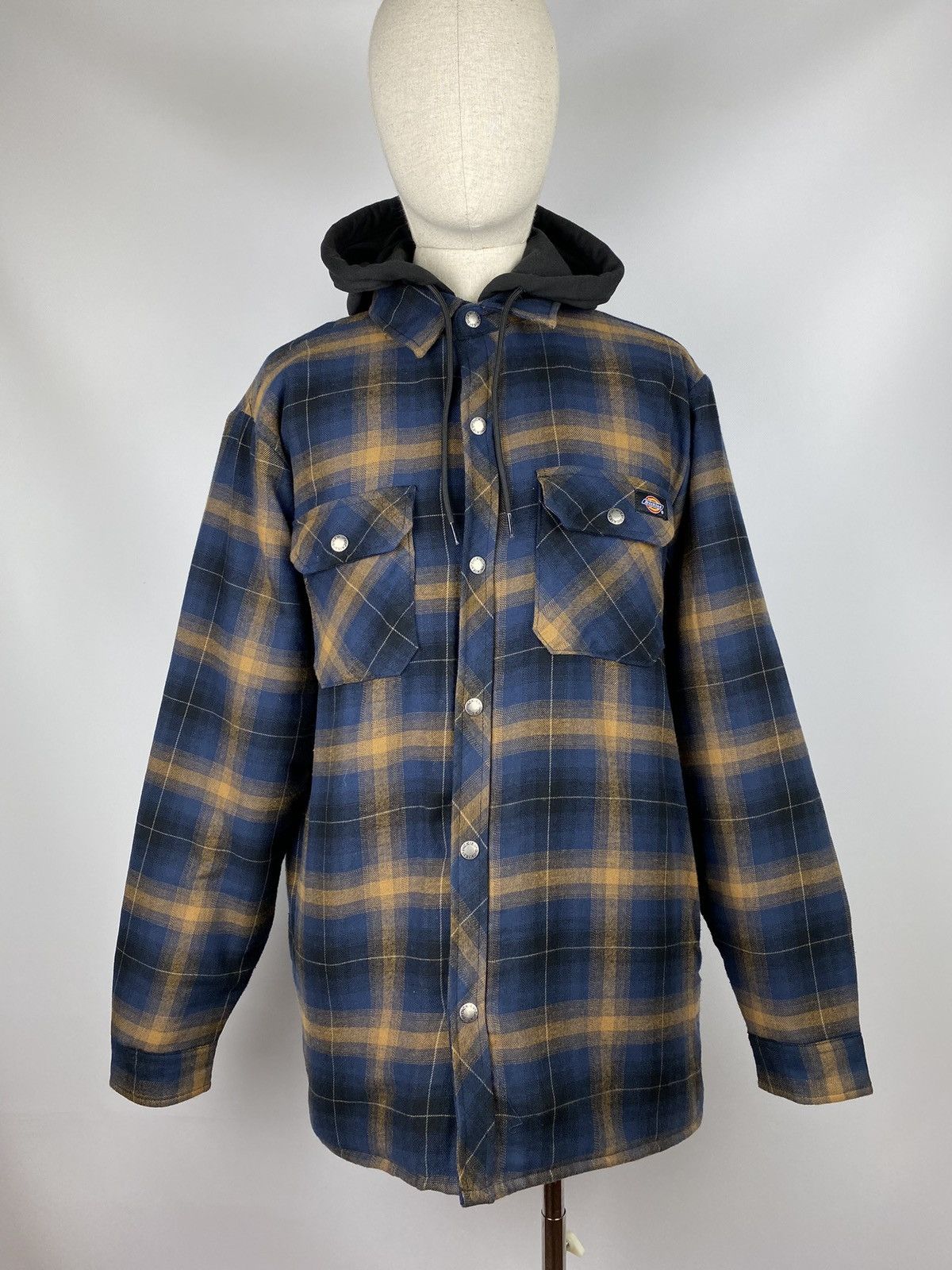 image of Dickies Vintage Workwear Flannel Overshirt Jacket, Men's (Size Medium)