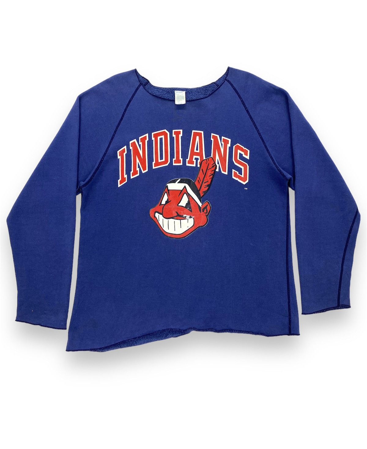 Japanese Brand Vintage Indians Sweatshirt Size US S / EU 44-46 / 1 - 1 Thumbnail